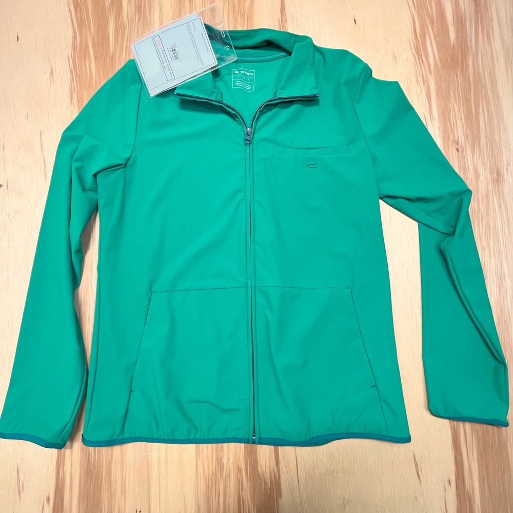Infinity‎ Pursuit 3 Pocket Green Jacket Size Small NWT